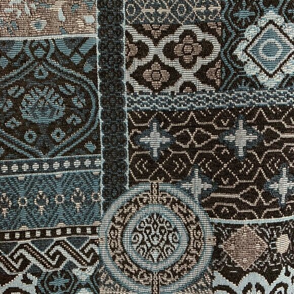 32. Vintage Tapestry Jacket Size XL/18 Tradition Country  Collection Blue - Picture 6 of 10